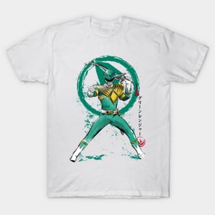 Green Ranger sumi e T-Shirt